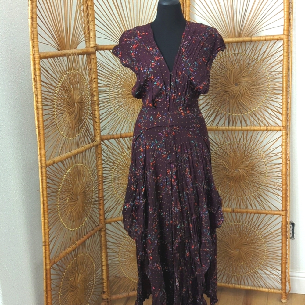 free people one dress maxi purple size S